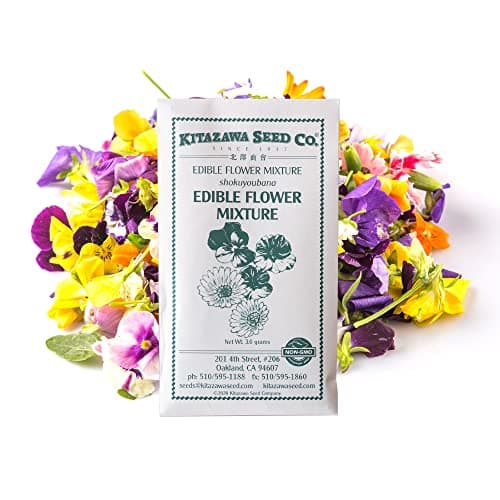Edible Flower Seed Mix -4 g Packet ~1200 Seeds - Non-GMO, Flower Gardening & Microgreens image