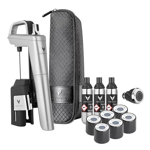 Coravin Timeless Six Plus Wine Preservation System - By-the-Glass Wine Saver - Silver image