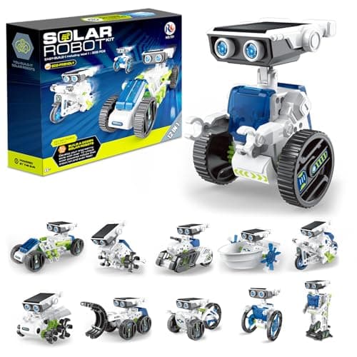 Pakoo 12-in-1 Solar Robot Kit for Kids 8-12 image