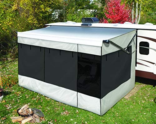 Solera Family Room RV Awning Screen Room, 21', for 10'-21' Manual or Power RV Awnings, Polyester Fabric Construction, Weatherproof, Storage Bag, Compatible with Solera, Dometic, Carefree - 362236 image
