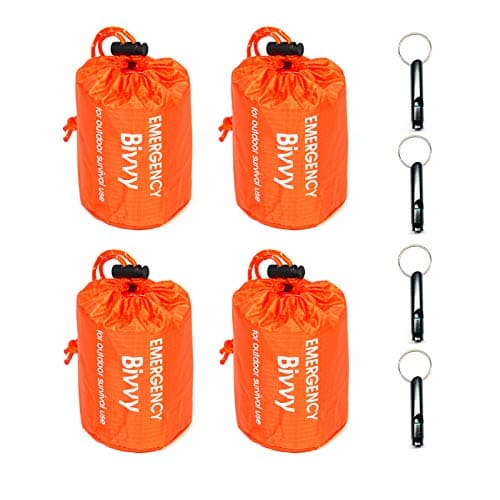GOGOOD 4 Pack Emergency Bag Survival Bivvy Sack image