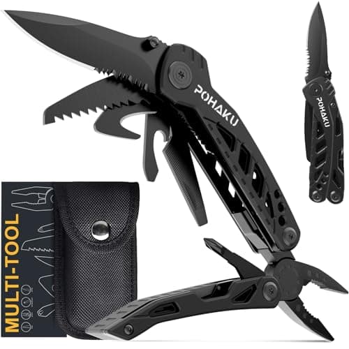 Pohaku Multitool Knife, Pohaku 13 in 1 Pocket Multitool image