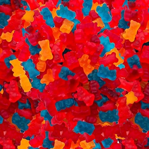 Sugar-Free Gummy Bears - 1 Pound Pack - Fruit Flavored - Pectin Soft Chewy Candy image