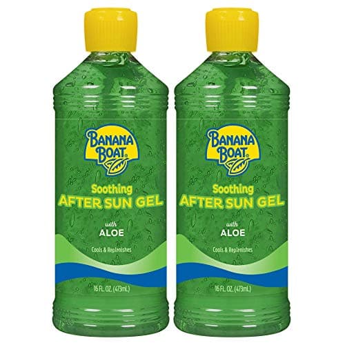 Banana Boat Soothing After Sun Gel with Aloe Twin Pack | After Sun Care Aloe Gel, After Sun Aloe, Sunburn Relief, 16oz each image