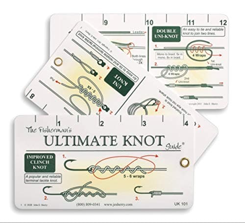 Fisherman's Ultimate Knot Guide | Best Fishing Knots on a Waterproof Fold Out Ruler image