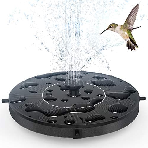 Solar Fountain, Floating Solar Powered Water Fountain Pump for Bird Bath, Garden, Pond, Pool, Outdoor (1.4W) image