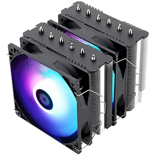 Thermalright Peerless Assassin 120 SE ARGB CPU Air Cooler, 6 Heat Pipes Cpu cooler, Dual TL-C12C-S PWM Fan, Aluminium Heatsink Cover, AGHP Technology, for AMD AM4/AM5/Intel LGA1700/115X/1155/1200/1851 image