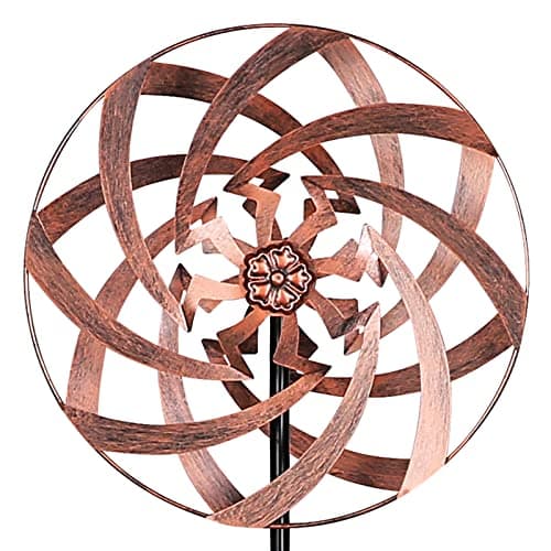 Idyllic Deer Wind Spinners for Yard and Garden Decor, Metal Kinetic Wind Sculptures Perfect for Outdoor Lawn Patio Decoration 63 x 13 image