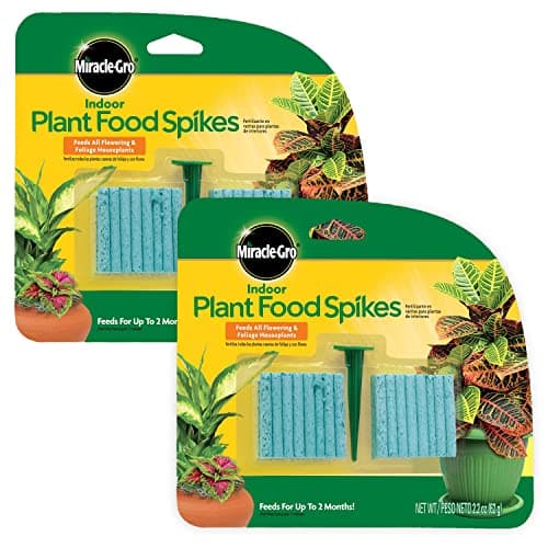 Miracle-Gro Indoor Plant Food Spikes, Includes 48 Spikes - Continuous Feeding for all Flowering and Foliage Houseplants - NPK 6-12-6 image