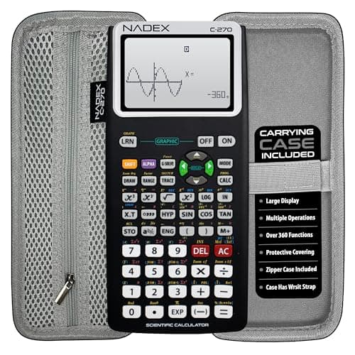 Scientific Calculator with Graphing, for College and High School Students, Calculus, Algebra, Geometry, Trigonometry, Statistics, Physics, Chemistry image