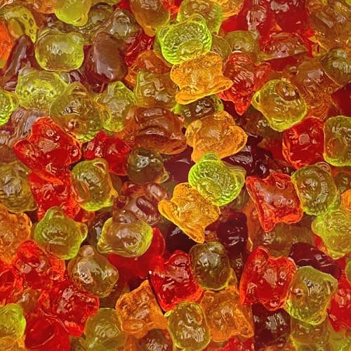 Sugar-Free Gummy Bears | 1-Pound Pack | 3D Candy, Assorted Fruit Flavors image